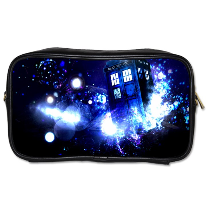 Tardis Background Space Toiletries Bag (Two Sides)