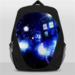 Tardis Background Space Backpack Bag Front