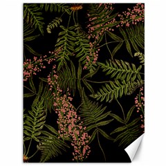 Fern Black Canvas 36  X 48  by snowwhitegirl