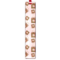 Shopping Bag Pattern Pink Large Book Marks by snowwhitegirl