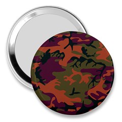 Camouflage Orange 3  Handbag Mirrors by snowwhitegirl