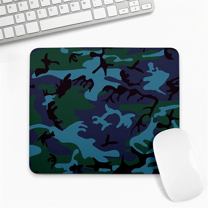 Camouflage Blue Large Mousepads