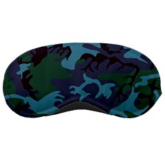 Camouflage Blue Sleeping Masks by snowwhitegirl