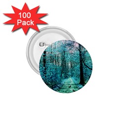 Blue Forest 1 75  Buttons (100 Pack)  by snowwhitegirl