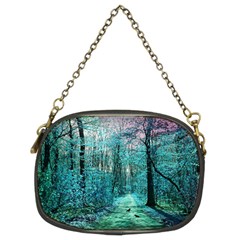 Blue Forest Chain Purse (two Sides) by snowwhitegirl