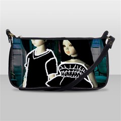 Dolls In Living Room Shoulder Clutch Bag by snowwhitegirl