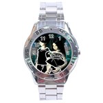 Dolls In Living Room Stainless Steel Analogue Watch Front