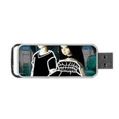 Dolls In Living Room Portable Usb Flash (one Side) by snowwhitegirl