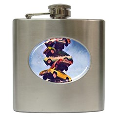 Pretty Colors Cars Hip Flask (6 Oz) by StarvingArtisan