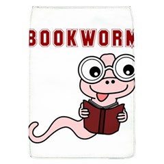 Literal Bookworm Removable Flap Cover (l) by emeraldwolfpress