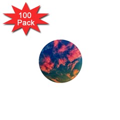 Brushstroke Skies 1  Mini Magnets (100 Pack)  by okhismakingart