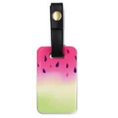 Watermelon Pastel Gradient Pink Watermelon Pastel Gradient Luggage Tags (one Side)  by genx