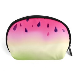 Watermelon Pastel Gradient Pink Watermelon Pastel Gradient Accessory Pouch (large) by genx