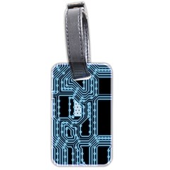 Circuit Pcb Tile Tiling Computer Luggage Tags (two Sides) by Pakrebo