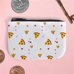 Pizza Pattern Pepperoni Cheese Funny Slices Mini Coin Purse by genx