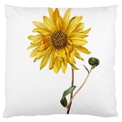 Sunflower - Vintage Standard Flano Cushion Case (two Sides) by WensdaiAmbrose