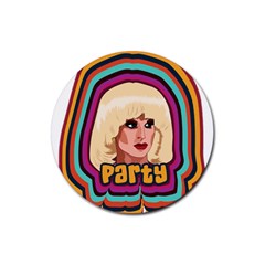 Katya Zamolodchikova Logo Rubber Coaster (round)  by milliahood