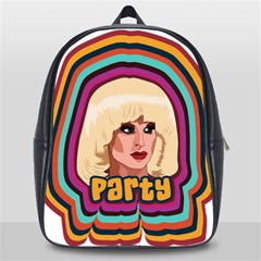 Katya Zamolodchikova Logo School Bag (large) by milliahood