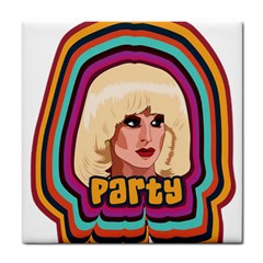 Katya Zamolodchikova Logo Tile Coasters by milliahood