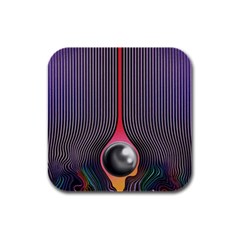 Tame Impala Rubber Square Coaster (4 Pack)  by milliahood