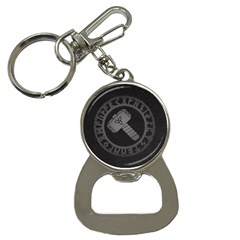 Thor Hammer With Runes Valhalla Tristella Viking Norse Mythology Mjolnir Bottle Opener Key Chain by snek