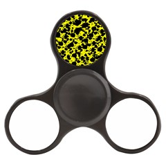 Black And Yellow Leopard Style Paint Splash Funny Pattern  Finger Spinner by yoursparklingshop