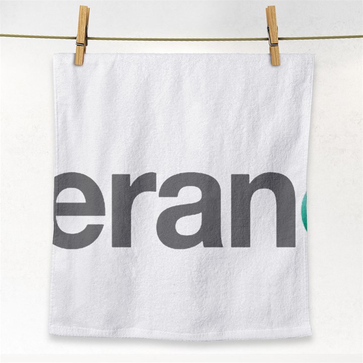 Theranos Logo Face Towel