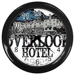 The Overlook Hotel Merch Wall Clock (black) by milliahood