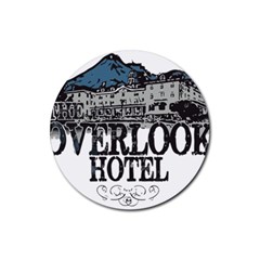 The Overlook Hotel Merch Rubber Round Coaster (4 Pack)  by milliahood