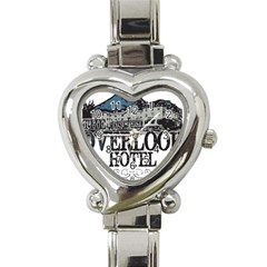 The Overlook Hotel Merch Heart Italian Charm Watch by milliahood