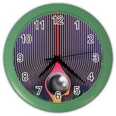 Tame Impala Color Wall Clock by milliahood