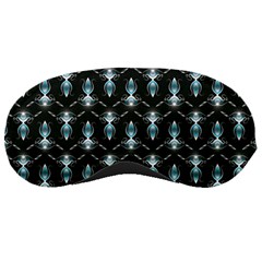 Seamless Pattern Background Black Sleeping Masks by HermanTelo