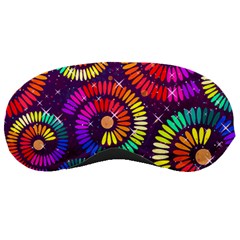 Abstract Background Spiral Colorful Sleeping Masks by HermanTelo