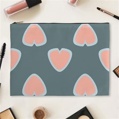 Hearts Love Blue Pink Green Cosmetic Bag (xl) by HermanTelo