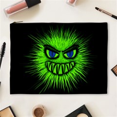 Monster Green Evil Common Cosmetic Bag (xl) by HermanTelo