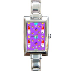 Saint Nicholas Rectangle Italian Charm Watch by HermanTelo