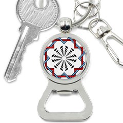 Star Illusion Mandala Bottle Opener Key Chains by HermanTelo