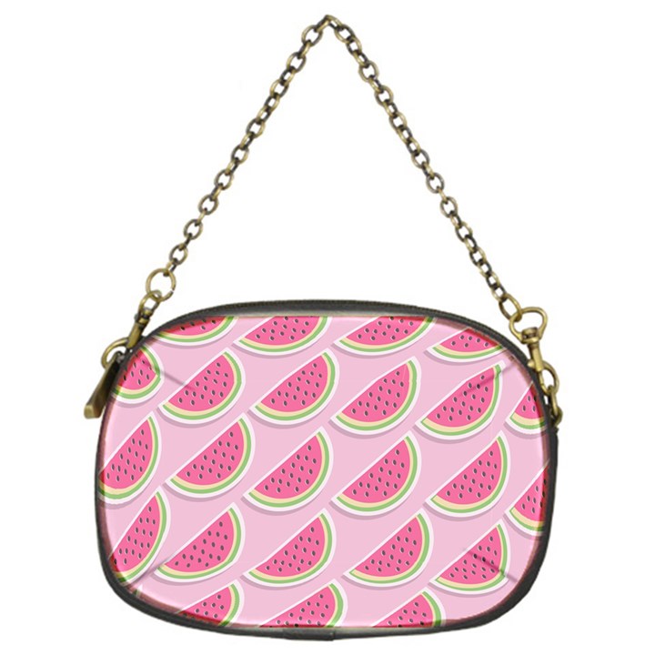 Melons Pattern Food Fruits Melon Chain Purse (One Side)