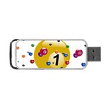 Billiard Ball Ball Game Portable USB Flash (Two Sides) Back