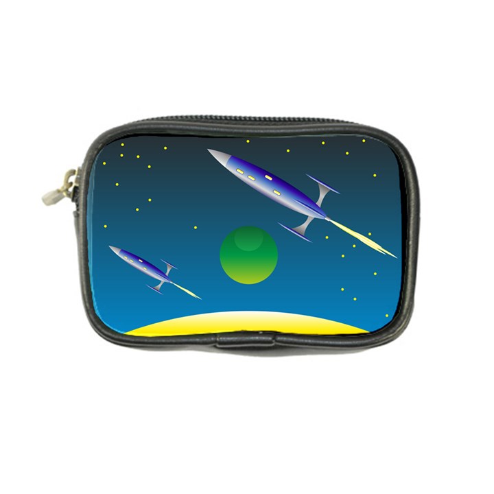 Rocket Spaceship Space Coin Purse