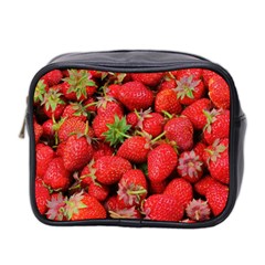 Strawberries Mini Toiletries Bag (two Sides) by TheAmericanDream