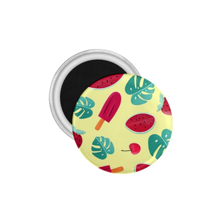 Watermelon Leaves Strawberry 1.75  Magnets