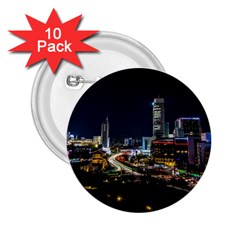 Night City Seoul Travel Korea Sky 2 25  Buttons (10 Pack)  by Pakrebo