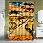 Painting Expressive Colors Texture Shower Curtain 48  x 72  (Small)  Curtain(48  X 72 ) - 42.18 x64.8  Curtain(48  X 72 )