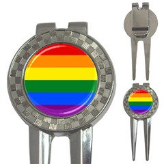 Lgbt Rainbow Pride Flag 3-in-1 Golf Divots by lgbtnation