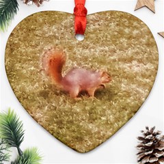 Squirrel Ornament (heart) by Riverwoman