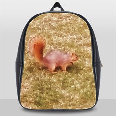 Squirrel School Bag (xl) by Riverwoman