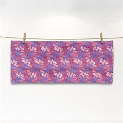 Pattern Abstract Squiggles Gliftex Hand Towel by HermanTelo