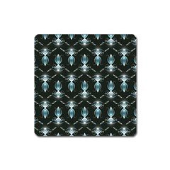 Seamless Pattern Background Black Square Magnet by HermanTelo