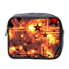 Star Radio Light Effects Magic Mini Toiletries Bag (two Sides) by HermanTelo